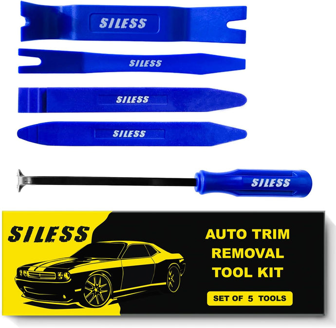 To buy it, please follow link inside Siless Auto Trim Removal Tool Set - 5 pcs - Auto Trim Tool Car Tools, Easy Door Panel Removal Tool, Fastener Removal, Clip, Molding, Dashboards, Interior Trim Tools (No Scratch Plastic Pry Tool Kit)