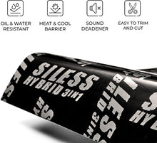 Siless Hybrid 3 in 1 200 mil (5mm) 100 sqft Car Sound Deadening mat - Butyl Automotive Sound Deadener - Noise Insulation and Vibration Dampening Material