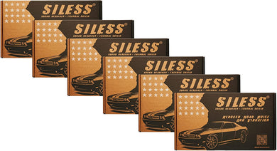 Siless Hybrid 3 in 1 200 mil (5mm) 150 sqft Car Sound Deadening mat - Butyl Automotive Sound Deadener - Noise Insulation and Vibration Dampening Material