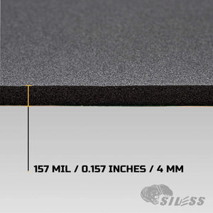 Siless Liner 157 (4 mm) mil 216 sqft Car Closed Cell Foam & Heat Insulation mat - PE Foam Material & Heat Barrier